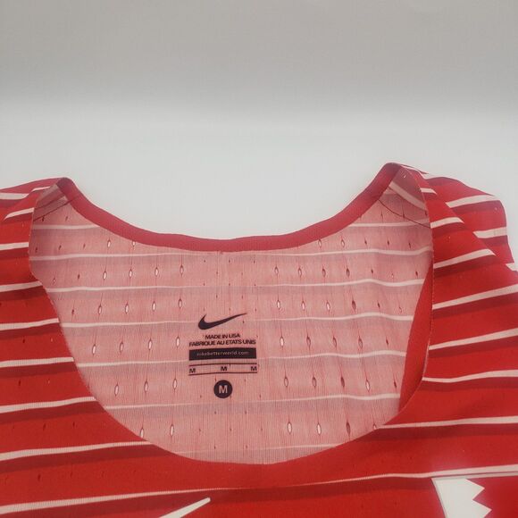 NikeNEW Nike Pro Elite Bahrain Track Running Singlet Tank CI6344-XXX Size M Red - Picture 6 of 9